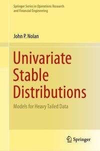 表紙画像: Univariate Stable Distributions 9783030529147