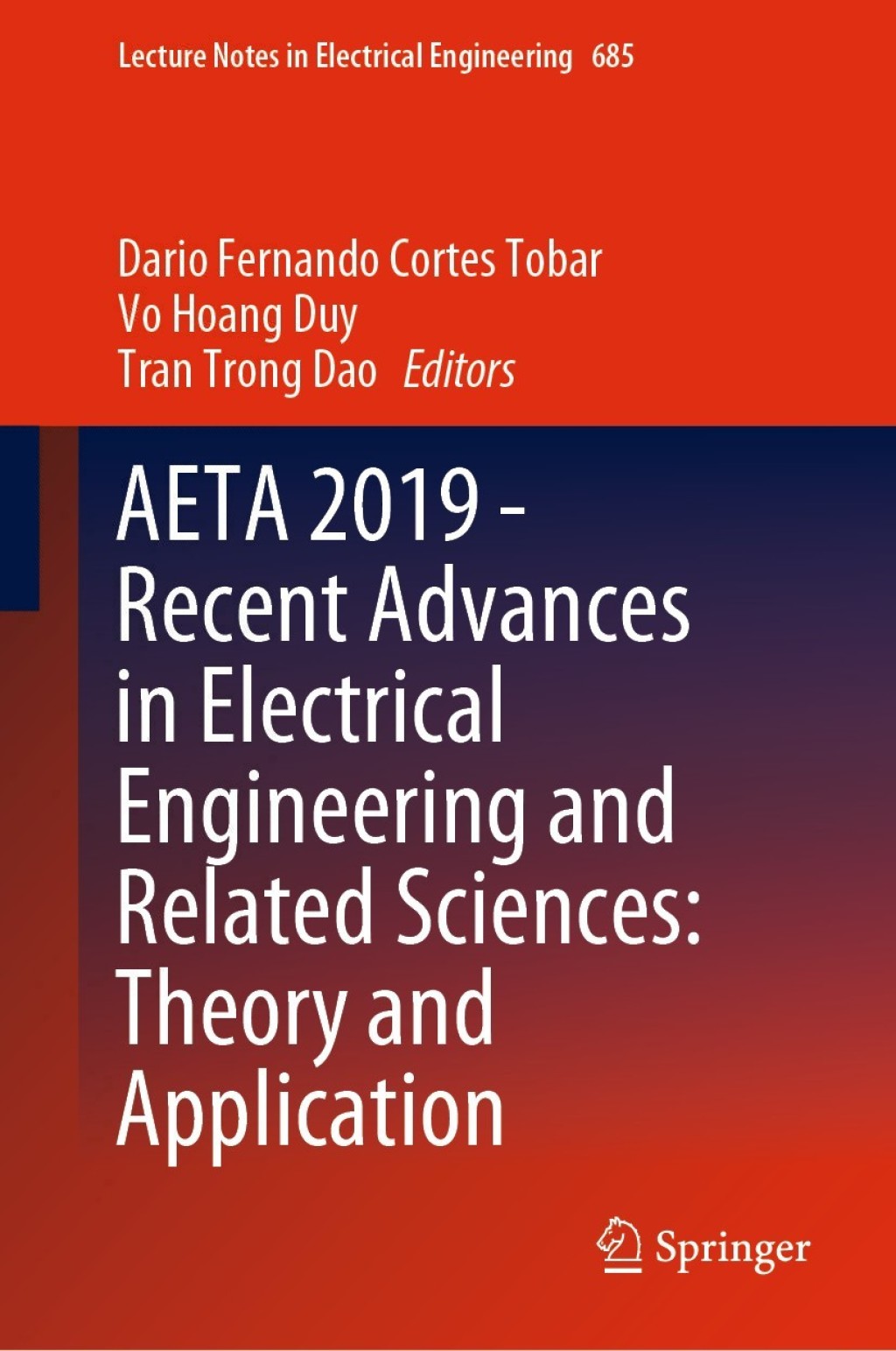 AETA 2019 – Recent Advances in Electrical Engineering and Related Sciences: Theory and Application 1st Edition