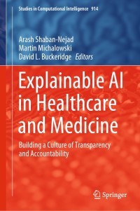 Immagine di copertina: Explainable AI in Healthcare and Medicine 1st edition 9783030533519