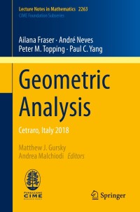 Cover image: Geometric Analysis 9783030537241