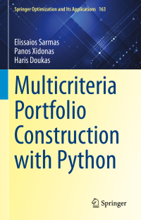 Imagen de portada: Multicriteria Portfolio Construction with Python 9783030537425
