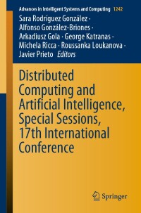 Imagen de portada: Distributed Computing and Artificial Intelligence, Special Sessions, 17th International Conference 1st edition 9783030538286