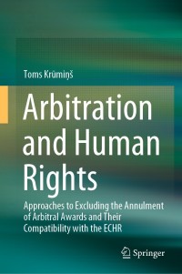 Titelbild: Arbitration and Human Rights 9783030542368