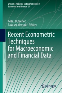 Cover image: Recent Econometric Techniques for Macroeconomic and Financial Data 1st edition 9783030542511