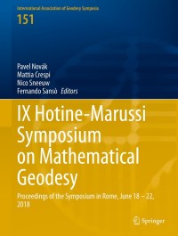 Titelbild: IX Hotine-Marussi Symposium on Mathematical Geodesy 1st edition 9783030542665