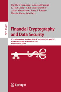 Cover image: Financial Cryptography and Data Security 1st edition 9783030544546