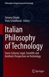 Imagen de portada: Italian Philosophy of Technology 1st edition 9783030545215