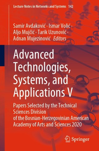 Cover image: Advanced Technologies, Systems, and Applications V 1st edition 9783030547646