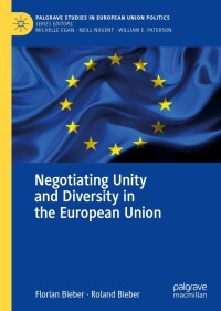Omslagafbeelding: Negotiating Unity and Diversity in the European Union 9783030550158