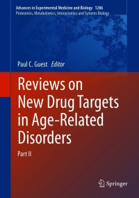 Omslagafbeelding: Reviews on New Drug Targets in Age-Related Disorders 9783030550349