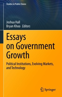 Imagen de portada: Essays on Government Growth 1st edition 9783030550806