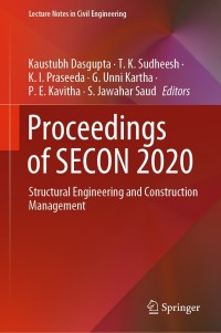 Titelbild: Proceedings of SECON 2020 1st edition 9783030551148