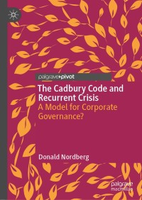 Omslagafbeelding: The Cadbury Code and Recurrent Crisis 9783030552213