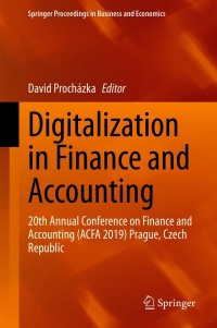 Cover image: Digitalization in Finance and Accounting 9783030552763