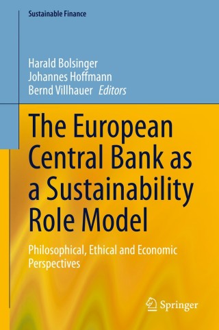 Cover image: The European Central Bank as a Sustainability Role Model 1st edition 9783030554491