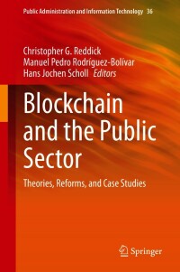 Imagen de portada: Blockchain and the Public Sector 9783030557454