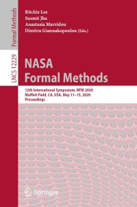 Imagen de portada: NASA Formal Methods 1st edition 9783030557539