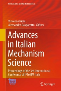 Cover image: Advances in Italian Mechanism Science 1st edition 9783030558062