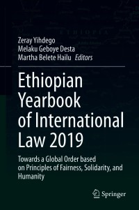 Omslagafbeelding: Ethiopian Yearbook of International Law 2019 1st edition 9783030559113