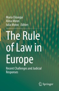 Cover image: The Rule of Law in Europe 9783030560003