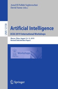 Imagen de portada: Artificial Intelligence. IJCAI 2019 International Workshops 1st edition 9783030561499