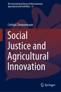 Cover image: Social Justice and Agricultural Innovation 9783030561925