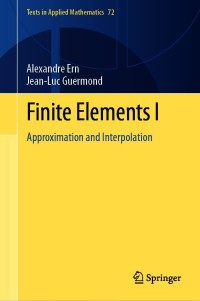 صورة الغلاف: Finite Elements I 9783030563400