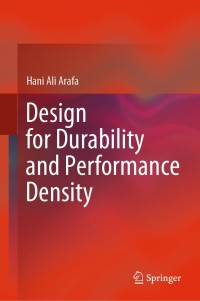 Cover image: Design for Durability and Performance Density 9783030568153