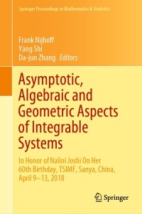 Imagen de portada: Asymptotic, Algebraic and Geometric Aspects of Integrable Systems 1st edition 9783030569990