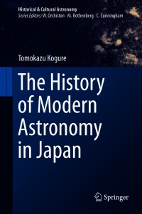 Cover image: The History of Modern Astronomy in Japan 9783030570606