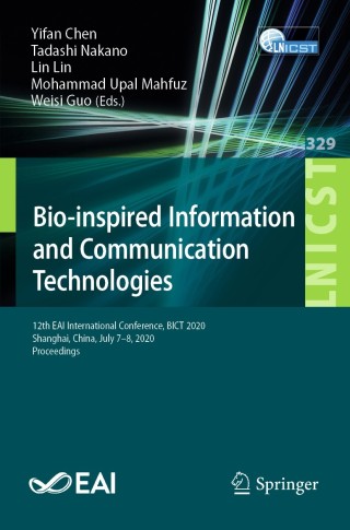 Cover image: Bio-inspired Information and Communication Technologies 1st edition 9783030571146