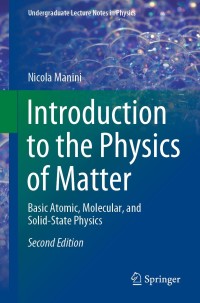 Cover image: Introduction to the Physics of Matter 2nd edition 9783030572426