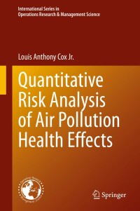 Immagine di copertina: Quantitative Risk Analysis of Air Pollution Health Effects 9783030573577