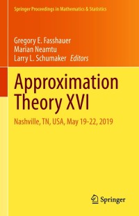 Imagen de portada: Approximation Theory XVI 9783030574635