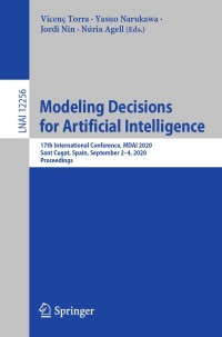 Cover image: Modeling Decisions for Artificial Intelligence 1st edition 9783030575236