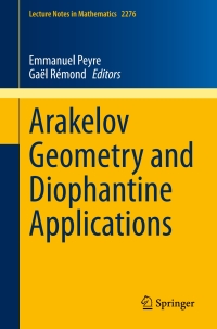 Cover image: Arakelov Geometry and Diophantine Applications 9783030575588