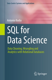 Cover image: SQL for Data Science 9783030575915