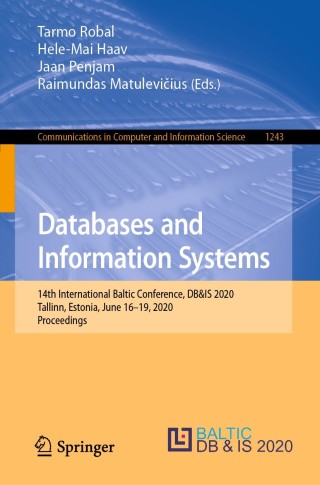Cover image: Databases and Information Systems 1st edition 9783030576714