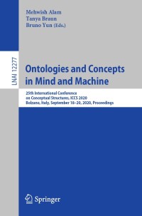 Cover image: Ontologies and Concepts in Mind and Machine 1st edition 9783030578541