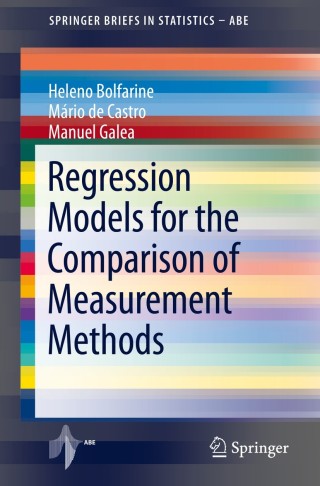 Cover image: Regression Models for the Comparison of Measurement Methods 9783030579340