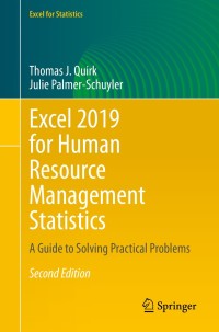Cover image: Excel 2019 for Human Resource Management Statistics 2nd edition 9783030580001