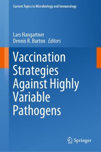 Cover image: Vaccination Strategies Against Highly Variable Pathogens 1st edition 9783030580032