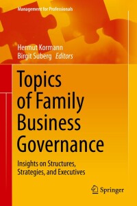 Immagine di copertina: Topics of Family Business Governance 1st edition 9783030580186