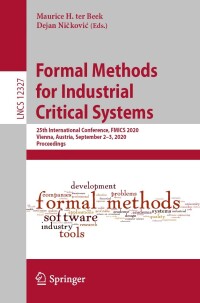 Imagen de portada: Formal Methods for Industrial Critical Systems 1st edition 9783030582975
