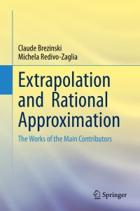 Cover image: Extrapolation and  Rational Approximation 9783030584177