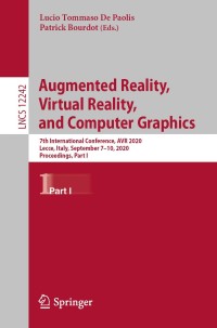 表紙画像: Augmented Reality, Virtual Reality, and Computer Graphics 1st edition 9783030584641