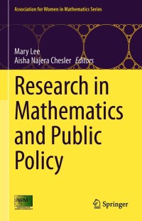 Cover image: Research in Mathematics and Public Policy 1st edition 9783030587475