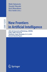 Immagine di copertina: New Frontiers in Artificial Intelligence 1st edition 9783030587895