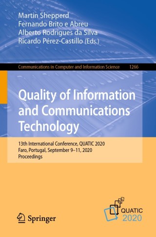 Cover image: Quality of Information and Communications Technology 1st edition 9783030587925
