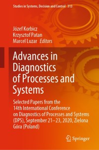 Cover image: Advances in Diagnostics of Processes and Systems 1st edition 9783030589639